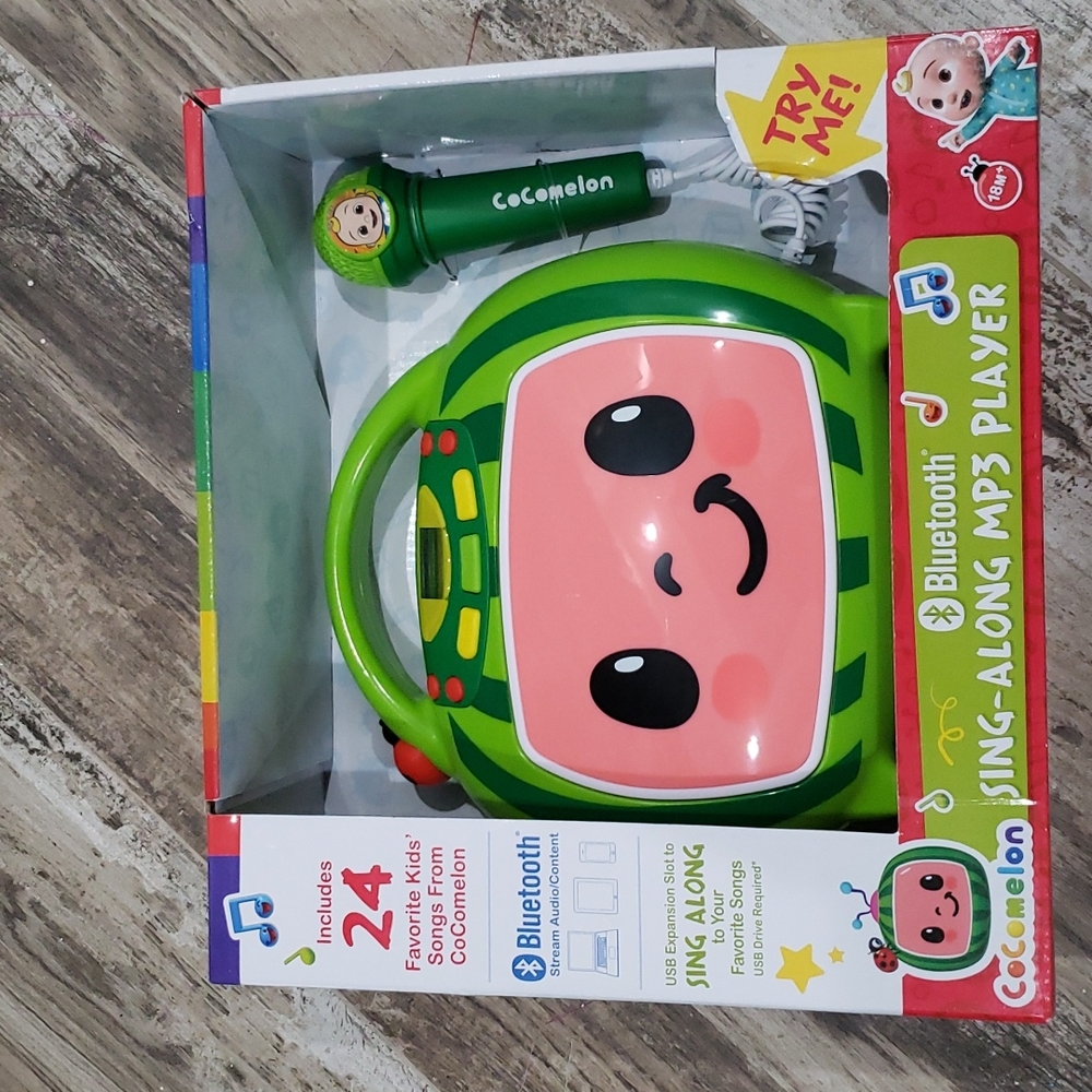 Cocomelon Bluetooth sing a long microphone player